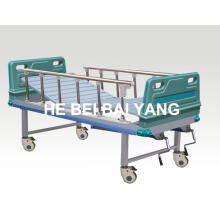 (A-88) Movable Green Double- Function Manual Hospital Bed